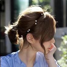 1 шт. заколки для девочек аксессуары для волос ювелирные изделия жемчуг резинка для волос женский G0403