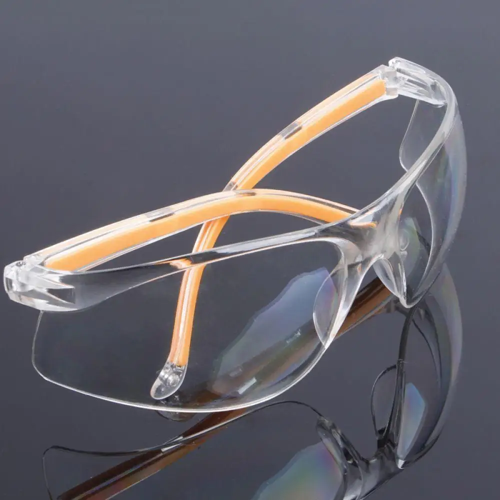 UV Protection Transparent PC Safety Goggles Work Lab Laboratory Eyewear