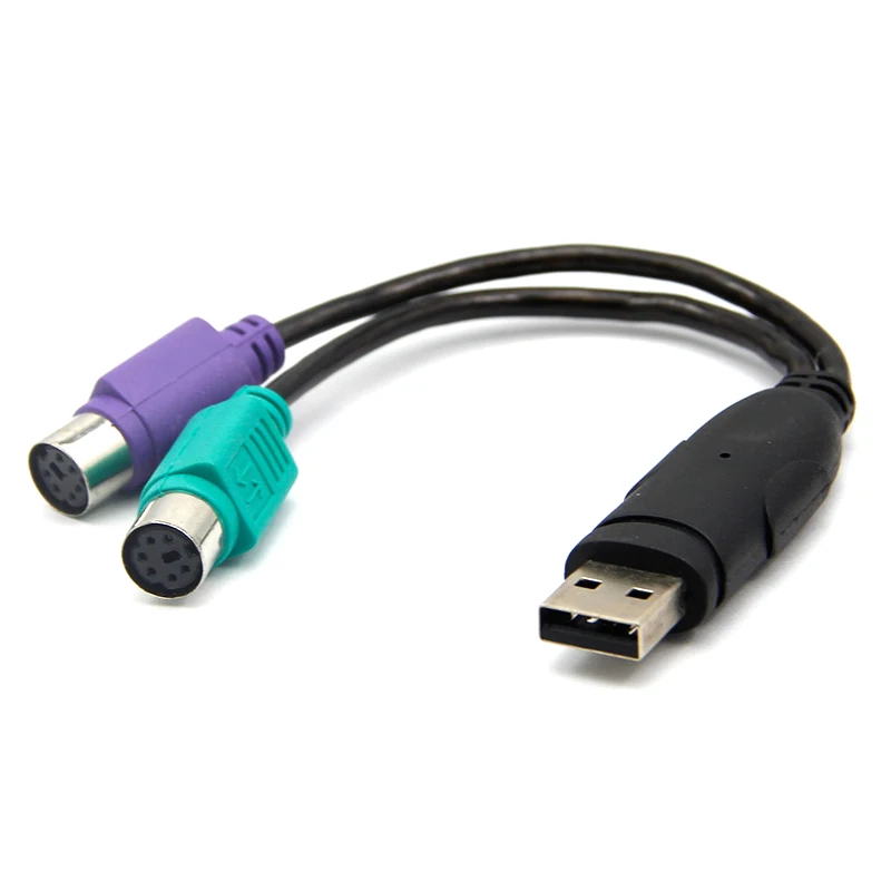 New USB to Dual PS/2 Cable for Keyboard and Mouse DY157usb mouse