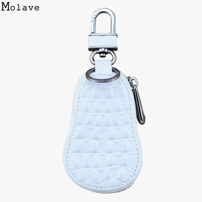 

PU Leather Car Key Wallets Holder For Women Housekeeper Keys Organizer Keychain Men Zipper Case Unisex Keywallets De8