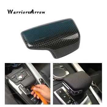 

WarriorsArrow New Carbon Fiber Perforated Shift Knob Cover LHD For Audi A4 /S4 Q7 2016-2017 4M1713139F