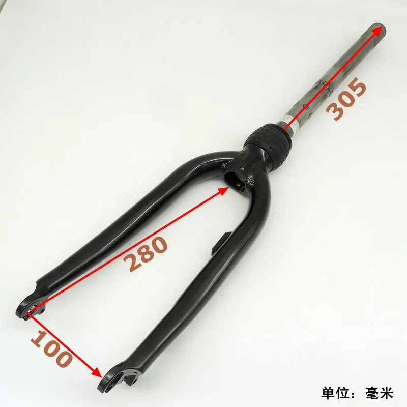 

Aluminum 28.6 100 mm 20 INCH folding spring disc brake shock absorb bike suspension fork