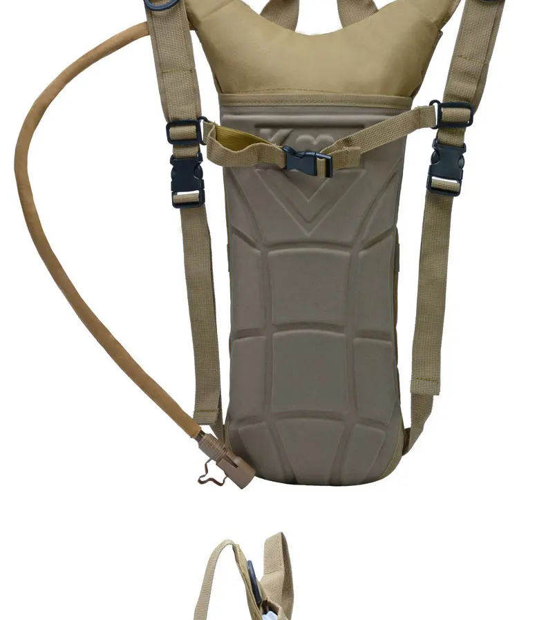 Dobrável ao ar Bolsa de Água de Hidratação Militar para Camping Livre Tático Mochila Escalada Correndo Esportes Pacote Bexiga Balão Soft 2l 11 Bolsas de água