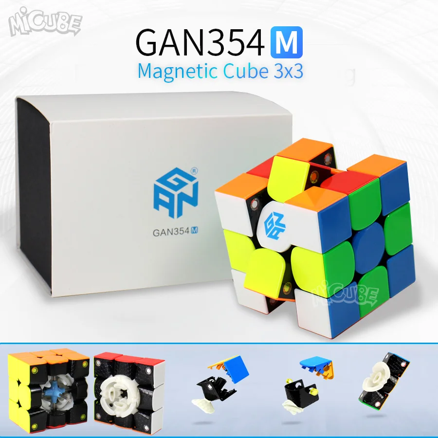 3x3x3 Gan 356 Air Master Advance Master Gan Air S Gan Air SM Магнитные подарки Cfop формула карты скорость магниты магические кубики 3x3