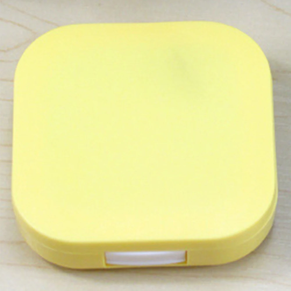 

2019 Hot Selling Portable Contact Lens Container Travel Kit Set Storage Holder Mirror Box 4 Colors to Choose
