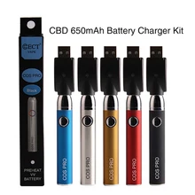 Cos Pro подогрева VV Батарея электронная сигарета 510 нить переменное Напряжение подогреть Bud батарея для Vape мод густой масляной живописи картридж kitrda Rta