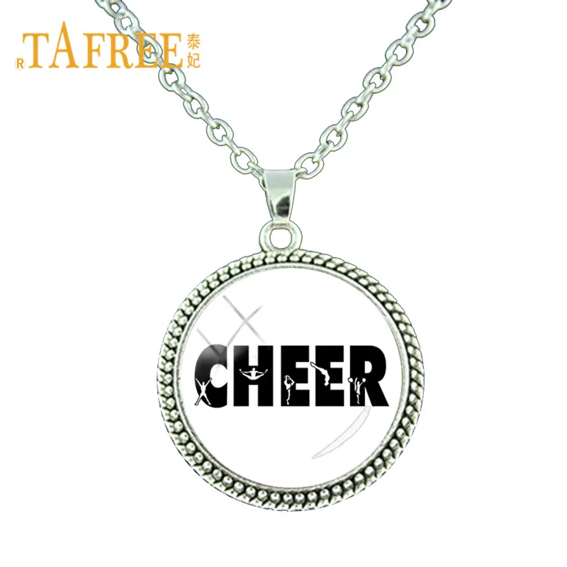 TAFREE женское ожерелье с гимнастикой сохраняйте спокойствие и делайте подвеска с надписью гимнастика шармы ожерелье s для гимнастики сувенирные украшения GY039 - Окраска металла: GY024