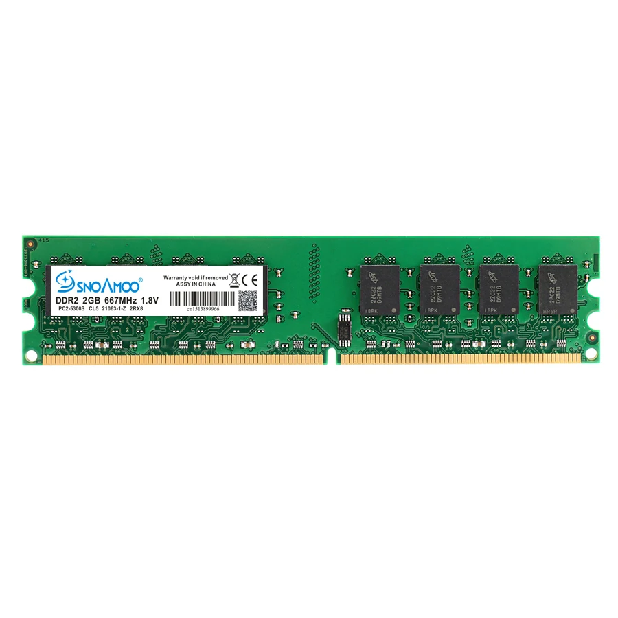 SNOAMOO новая DDR2 2GB настольная ПК ARM 667Mhz PC2-5300S 240 Pin 800MHz PC2-6400S 1GB 4GB DIMM для Intel совместимая Компьютерная память