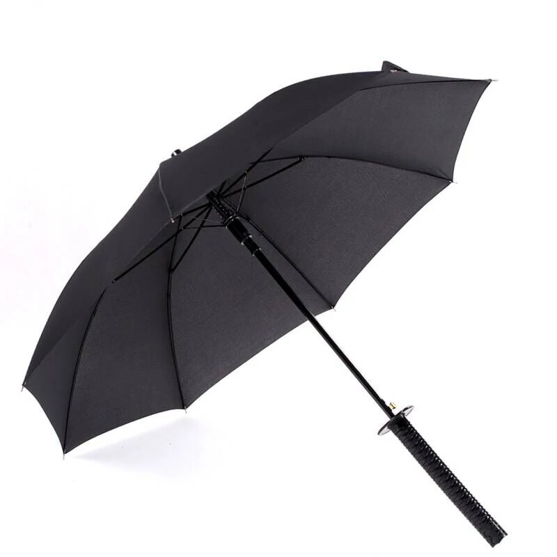 de Vento Sol Chuvoso Guarda-chuva Espada Samurai