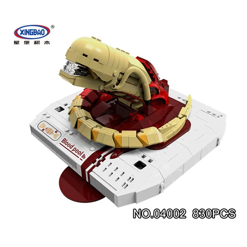 

IN STOCK XINGBAO 04002 830Pcs Genuine Creative Movie MOC Series The New Alien Set Educational Building Blocks Bricks Toys Model