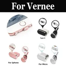 Алюминиевый сплав Тип C наушники USB Jack 3,5 штепсельная Вилка для vernee Mars Тор Apollo Lite M5 Mars Pro Тор плюс E Mix 2 X активный M6