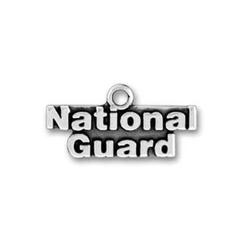 

my shape 20pcs Trendy Word National Guard Charms Jewelry For Bracelets