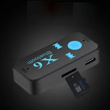 Bluetooth приемник 3,5 мм разъем для автомобиля AUX аудио портативный беспроводной мини-адаптер Hands-free автомобильные комплекты TF карта воспроизведения Mp3 музыкальный приемник