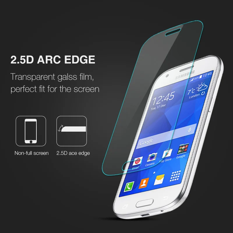 Nicotd 2.5D 9H Tempered Screen Glass For Samsung Galaxy ACE 4 G357 G357fz 2.5D Arc Edge Screen Protector Film For Samsung G357FZ (4)