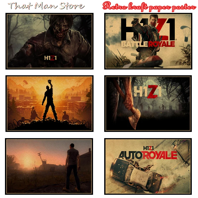 H1Z1 killing King постеры с сюжетами игр Висячие Картины Коллекция подарков Украшение