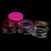 10 Pcs transparent small square bottle 5g Cosmetic Empty Jar Pot Eyeshadow Lip Balm Face Cream Sample Container ► Photo 2/6