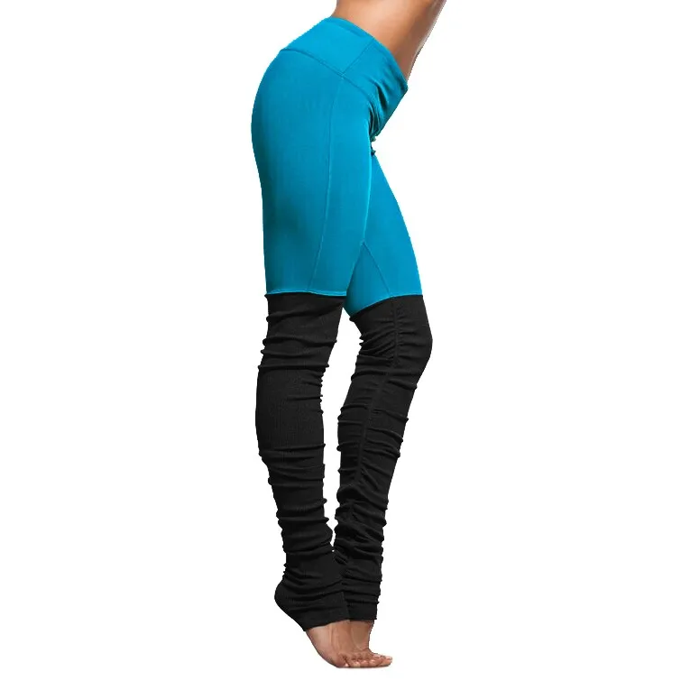 blue Winter thick fabric warm 300gsm yoga pant sports legging fitness leggings workout pants gym activewear gear outfits running clothes tights pant (6)