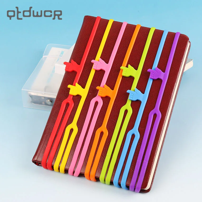 Goedkoop 1 st Office Supply Grappige Siliconen Vinger Wijzend Bladwijzer Studenten Leren Essenti euml;le Benodigdheden