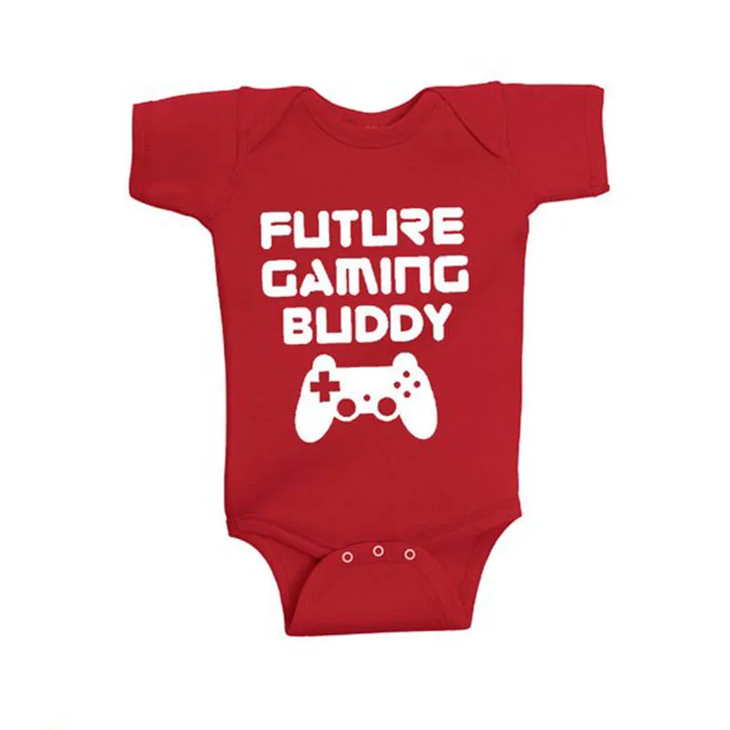 Culbutomind 2019 Future Gaming Buddy Baby Боди с короткими рукавами унисекс детское хлопковое боди 0-12 м
