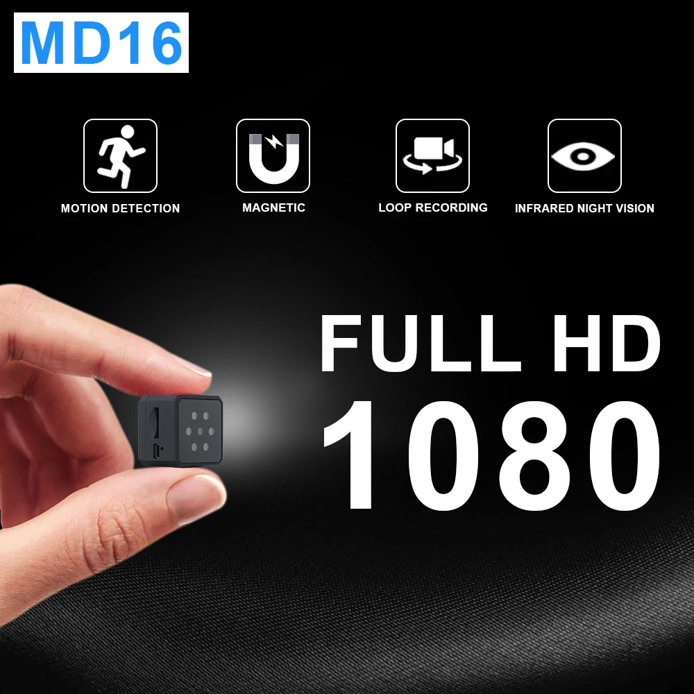 HYUCHON HD мини Спорт камера Малый cam 1080 P ночное видение видеокамера микровидеокамера