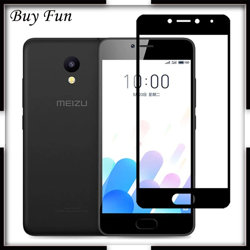 Закаленное стекло с полным покрытием для Meizu M5C M710H защитная пленка M 5 C M5 5c A5|glass for