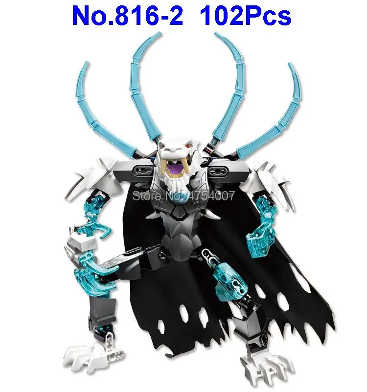 

816-2 102pcs bionicle robot sir fangar 70212 building block Toy