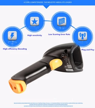 

Cost Effective Area Imaging Handheld Scanner Read all Mainsteam 1D 2D Bar codes with USB,RS232 interface