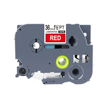 

1PCS PUTY 36mm White on Red TZe-465 tz465 TZ-465 label tapes compatible for PT300 350 520 750 P700 D600 P-Touch label printers