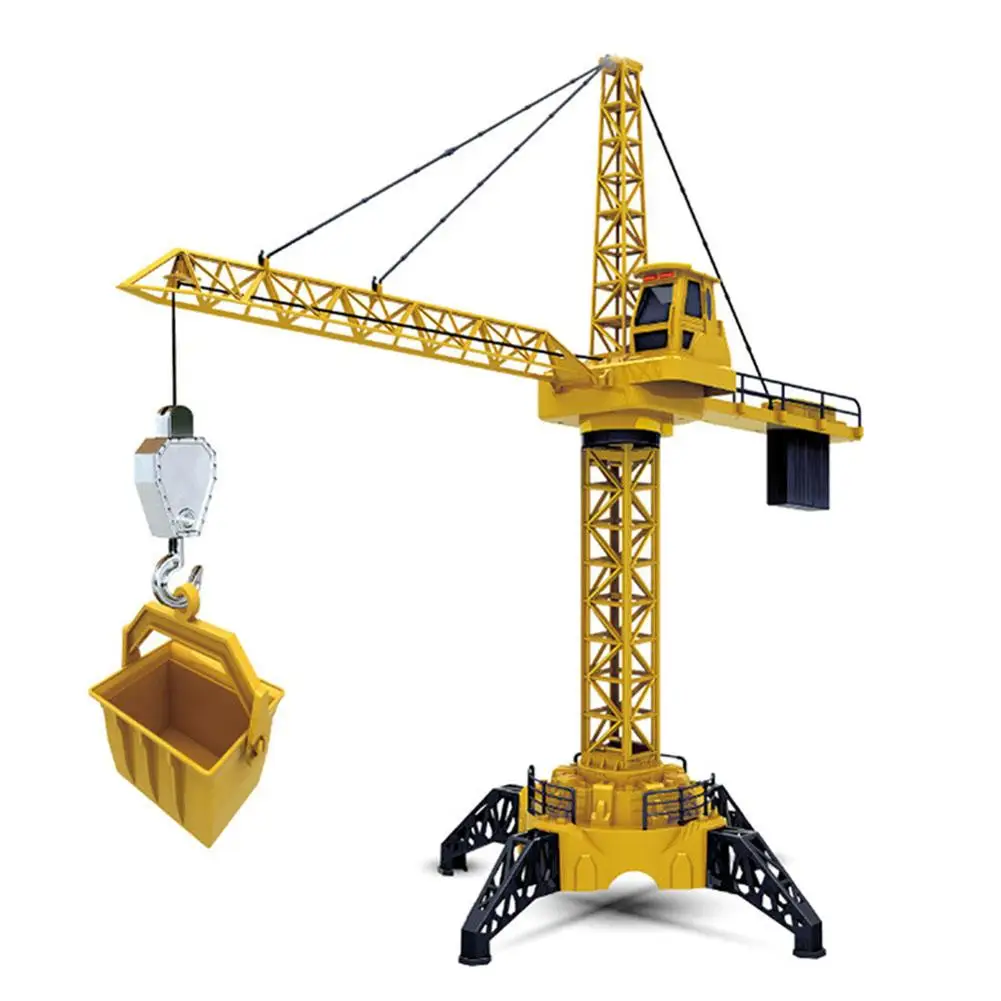 

Eighty Heavy Industry Remote Control Tower Crane 1.28 Meter Large Tower Crane Model Non-engineering Vehicle 678 for Boy Toys