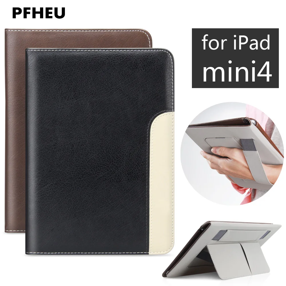 Мода 2017 г. из искусственной кожи Планшеты Smart Cover для iPad мини 4 Стенд с имеют сна и