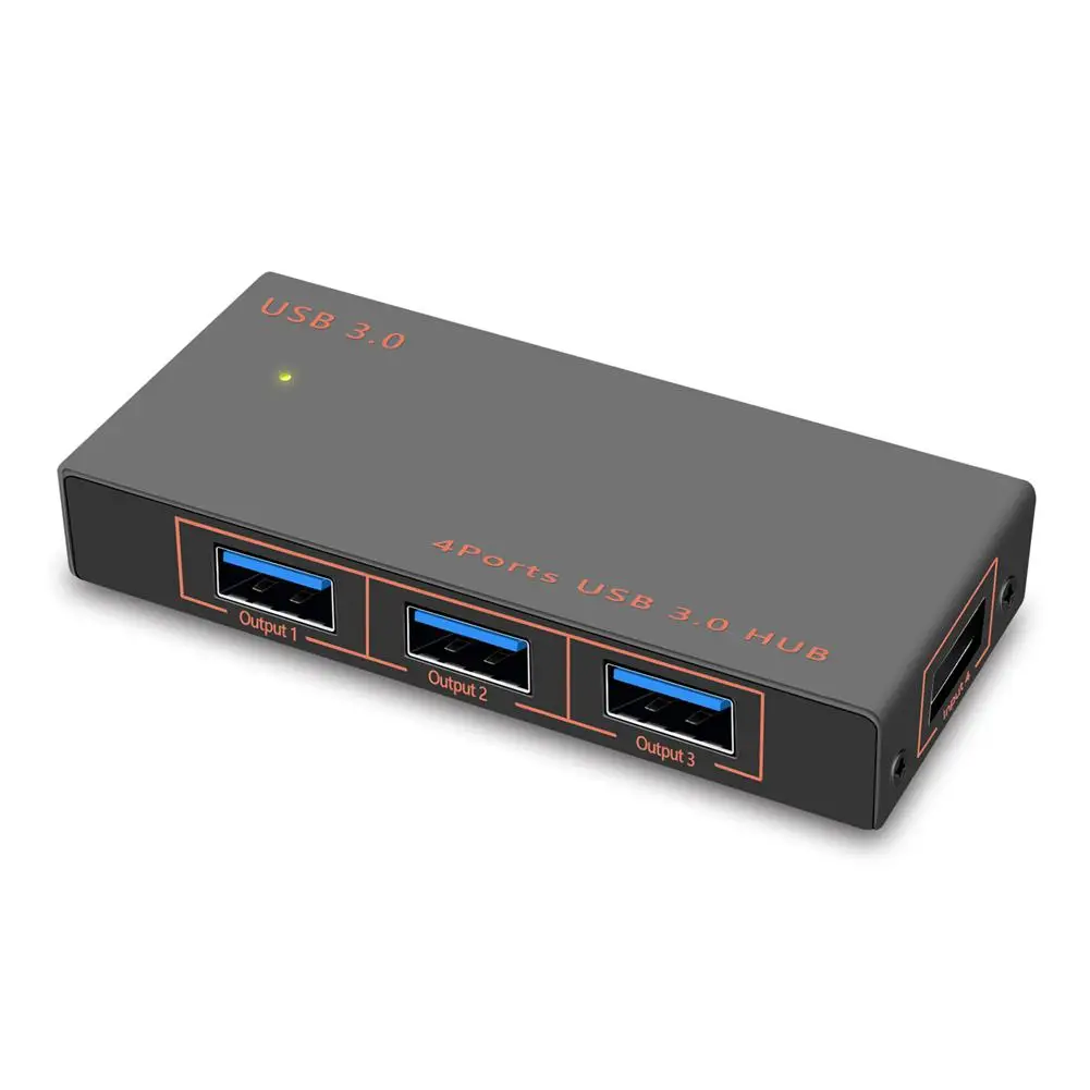 

USB3.0 HUB 4-port 3.0 Splitter TYPE - C Hub With Independent Switch Hub 3.0 Expander USB Adapter 5gb Transfer Speed