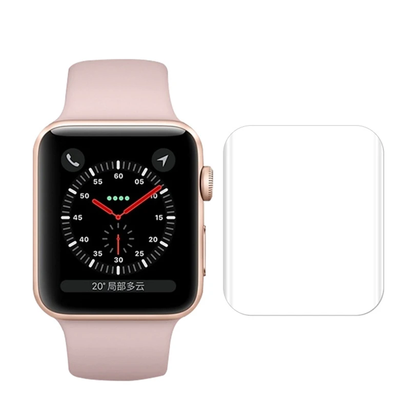 2.5D Гидрогелевая пленка для Apple Watch 38 мм 42 серия 4 3 2 1 Защитная экрана Защита от