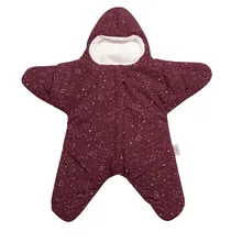Детский спальный мешок в форме звезды, мягкий теплый ветрозащитный Многофункциональный наружный детский спальный мешок, фланелевый внутренний От 0 до 2 лет, спальный мешок для младенцев