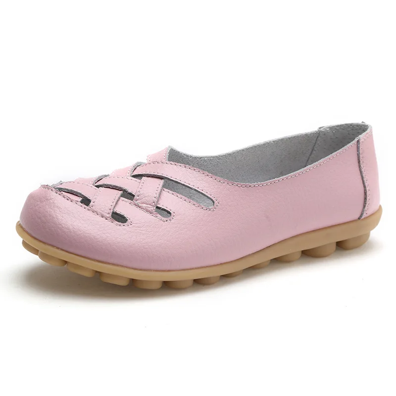 Размера плюс ; лоферы; женские оксфорды; Туфли без каблуков из натуральной кожи; женская обувь; лоферы; Мокасины, обувь для вождения Цвета слипоны 348 - Цвет: pink