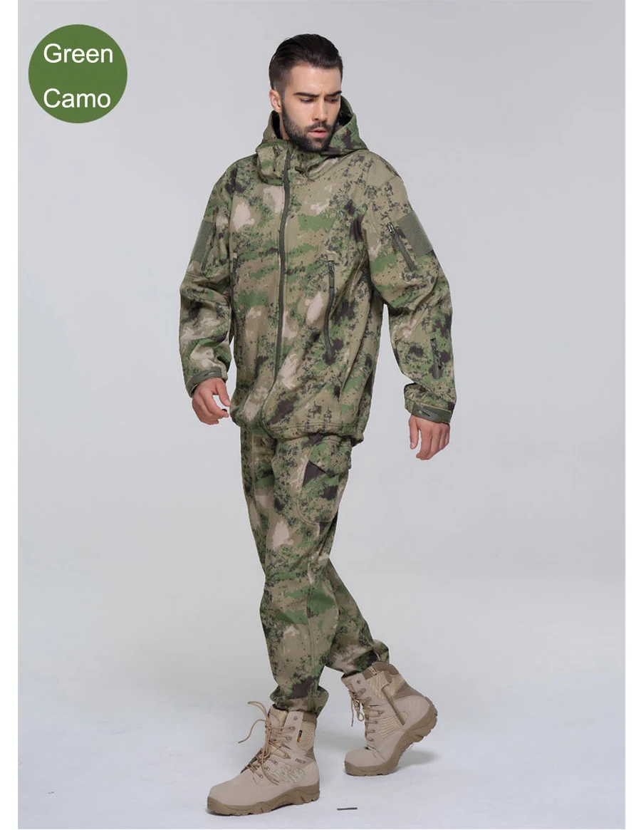 Ice Winter Suit Fly Fishing Clothes Camouflages Men (35)