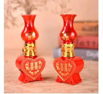 

Wedding supplies wholesale peach heart lamp electronic candle lighting wedding room layout children's romantick factory outle