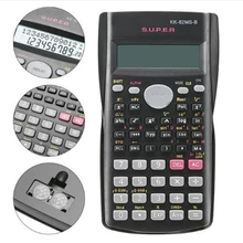 Calculatrice scientifique Portable pour étudiants, écran à 2 lignes, multifonction, enseignement des mathématiques