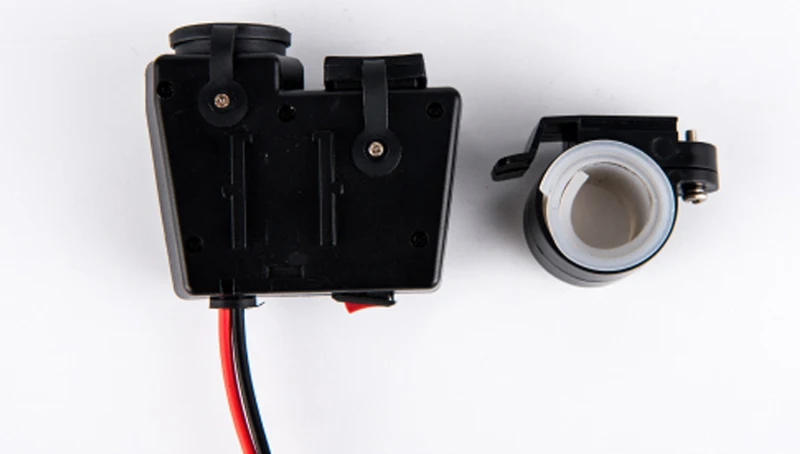 Многофункциональный 12V Motercycle прикуриватель двойной USB порт мотор USB мобильное зарядное устройство розетка с Вольтметр дисплей+ переключатель