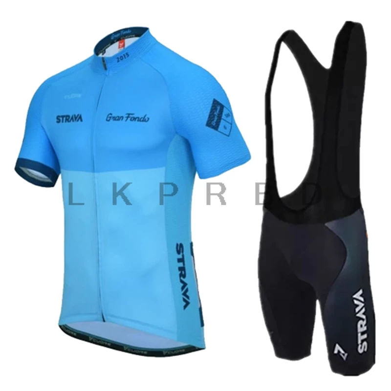 

2019 Summer STRAVA Cycling Jersey Team Short Sleeve Quick Dry Bycicle Clothing 9D Gel Ropa Ciclismo bib MTB Cycle Clothes