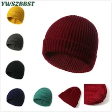 Унисекс Открытый лыжные Ретро один Слои манжетами вертикальные полосы шляпу Для женщин Для мужчин осень-зима трикотажные теплые Кепки Для женщин шапочки Кепки