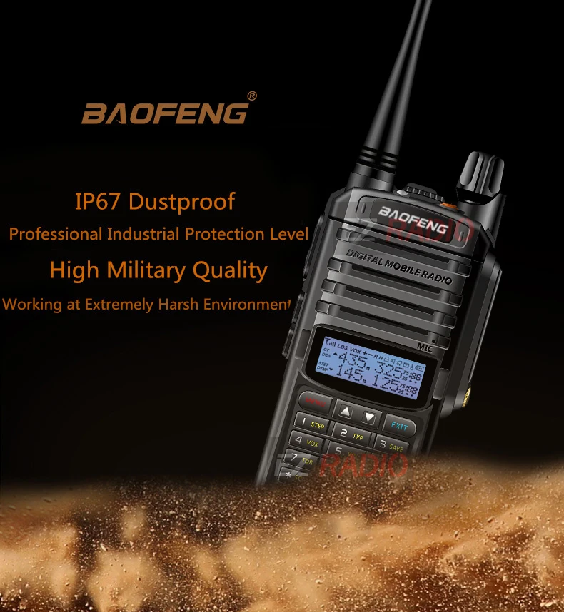 Обновленная версия 2020 водонепроницаемая рация IP67 10 км|long range radio|walkie talkie 10kmwalkie |