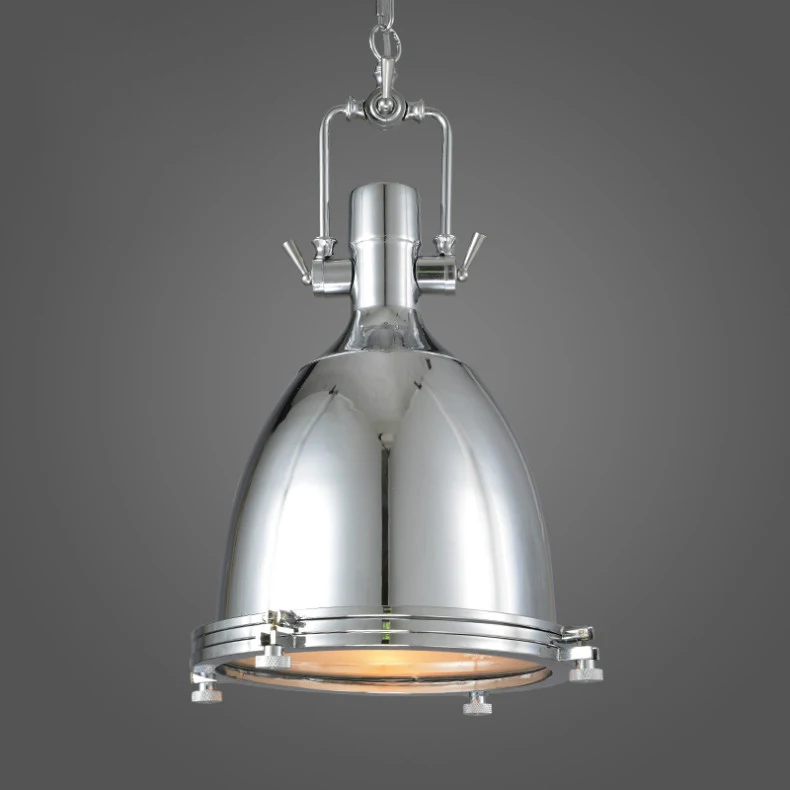 Pendente industrial gharith cromado