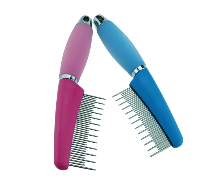 Professional Cat Dog Cleaning Products font b Pet b font Long And Short Comb Brush Fur
