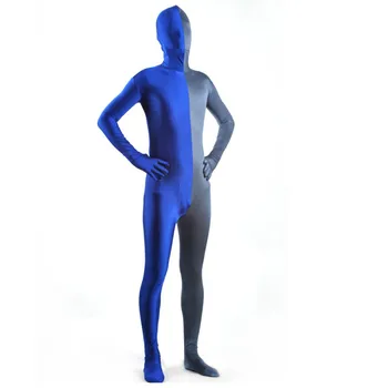 

(PHC118) Spandex Nylon Lycra Multicolor Full Body Second Skin Transparent Tights Unisex Fetish Zentai Suits Cosplay Costume