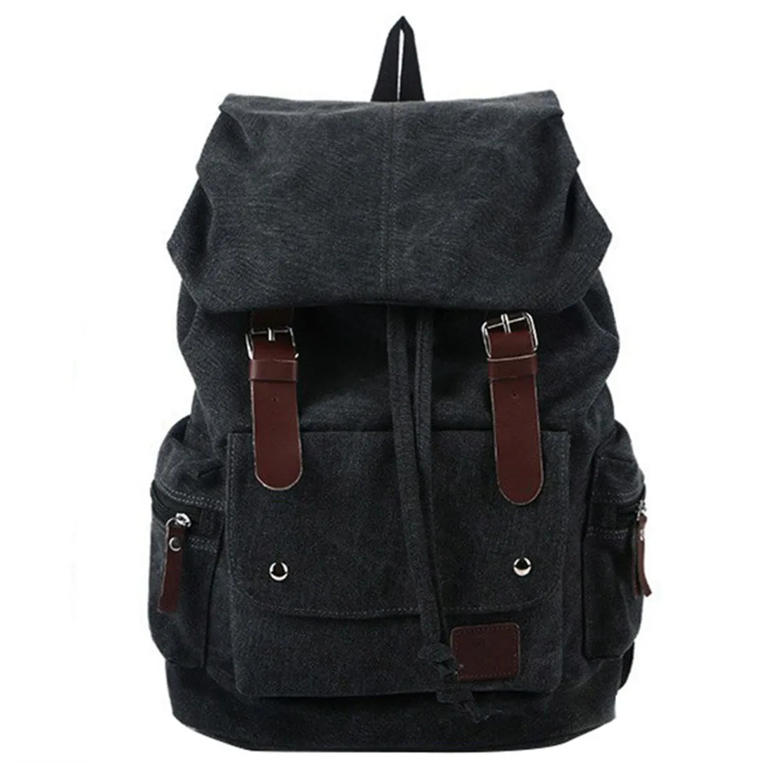 Модный мужской рюкзак, винтажная Холщовая Сумка на плечо, рюкзак, школьная сумка, дорожная сумка - Цвет: A1