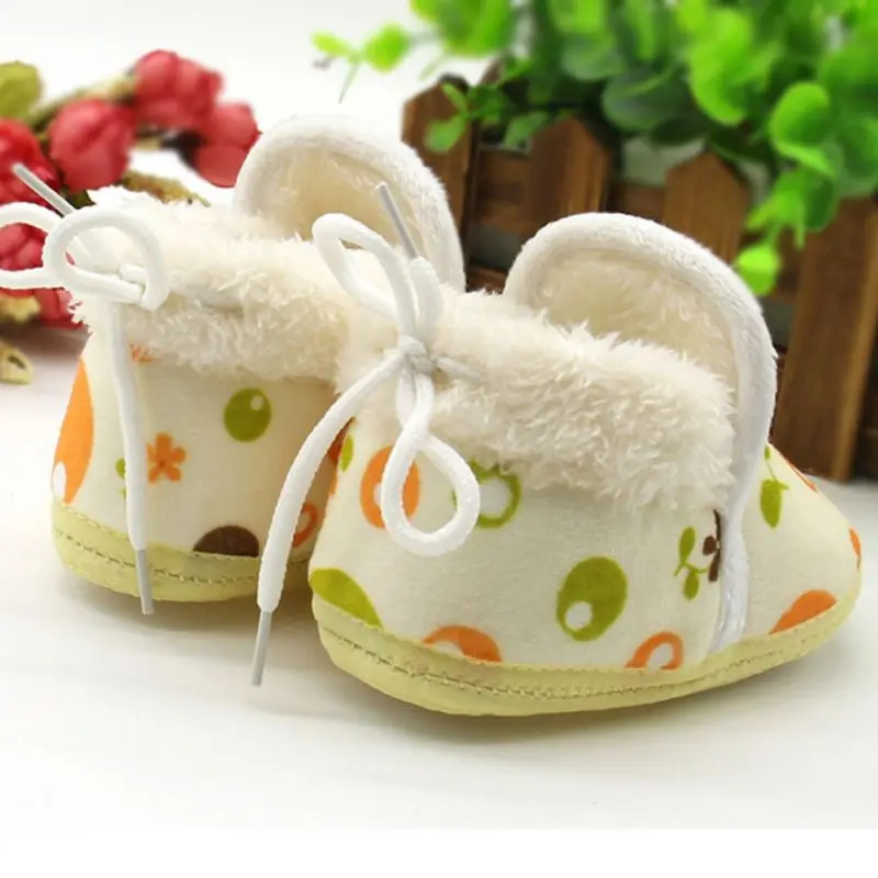 Newborn-Kids-Fleece-Fur-Snow-Boots-Laced-Baby-Shoes-Winter-Toddler-Ankle-Socks-5