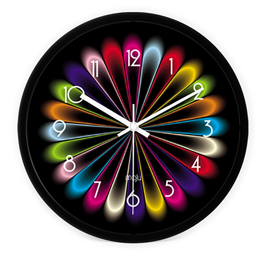 

Colorful Simple Creative Clock Color Children Kids Large Watch Digital Wall Clock Modern Design Orologio Parete Clocks Needle