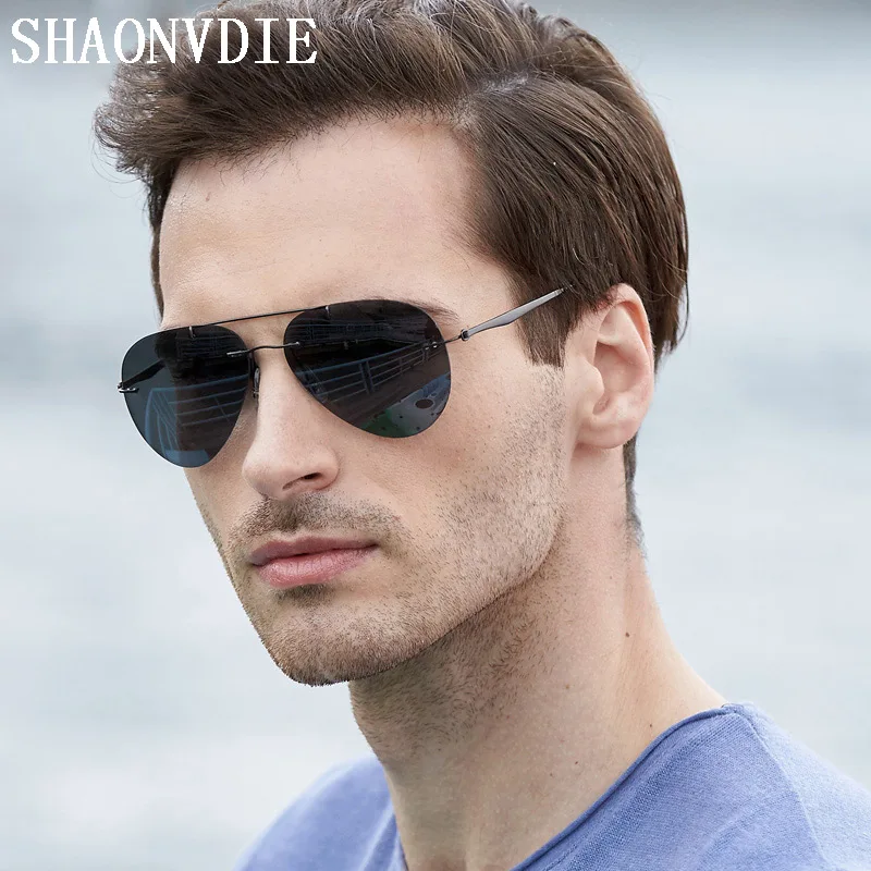 Titanium Polarized Sunglasses Brand Designer Vintage Frog Glasses Ultra light Frame SunGlasses Men and Women Drivers