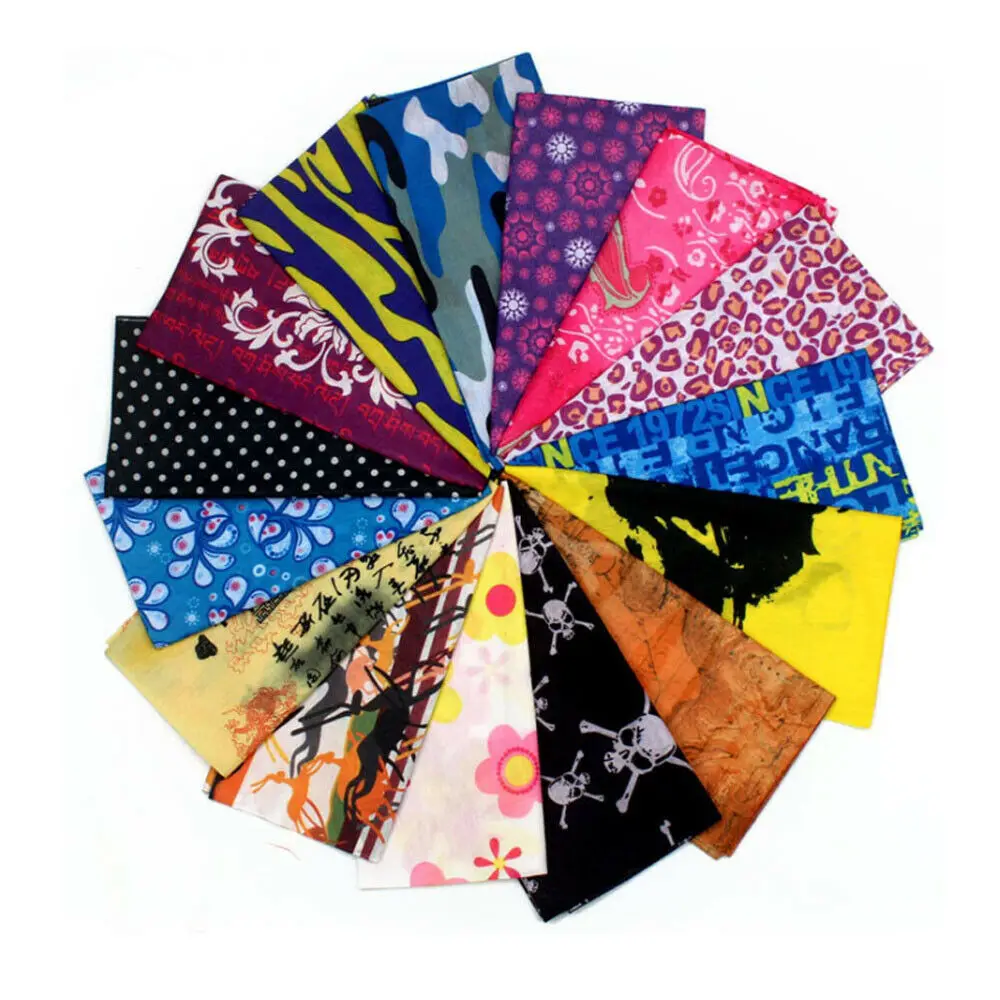 

Women Men Outdoor Sports Bandana Scarf Headwear Face Mask Riding Camping Cycling Headscarf Tube Wristband Headband Cool