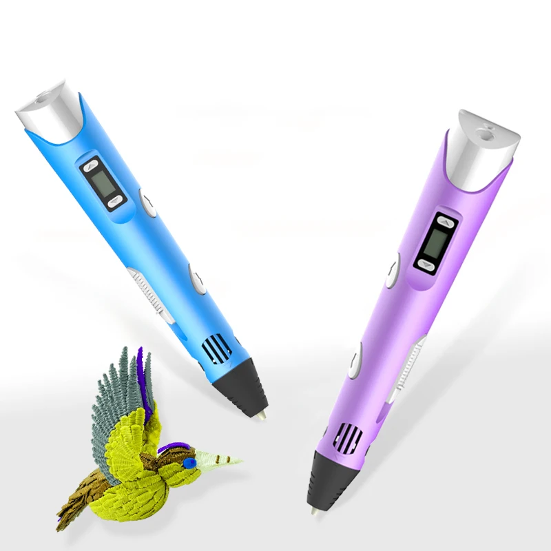 

DIY Drawing 3D Printer Pens Led Display Educational Children's Drawing Tools Children's Printing Drawing Pen Birthday Gifts
